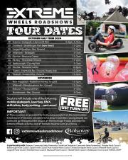 UPDATE - Extreme Wheels in Dronfield - October Half Term NEW TIME